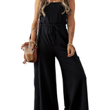 Ursula | Elegáns Női Tavaszi Jumpsuit Virágmintával és Széles Szárral