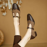 Chloé - Vintage Bőr Cipők Csattal