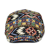Milán - Vintage Nyomtatott Lapos Sapka
