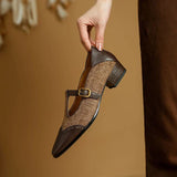 Chloé - Vintage Bőr Cipők Csattal