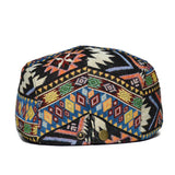 Milán - Vintage Nyomtatott Lapos Sapka