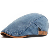 Róbert - Prémium Denim Flat Cap