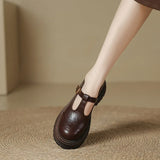 Mary Janes - Elegáns Bőr Cipők