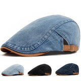 Róbert - Prémium Denim Flat Cap