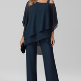 Jana | Női Cold-Shoulder Laza Wide-Leg Overall