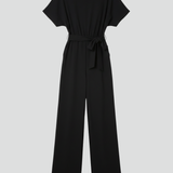 Jasmin | Női Klasszikus Wide-Leg Jumpsuit Kötőövvel