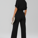 Jasmin | Női Klasszikus Wide-Leg Jumpsuit Kötőövvel