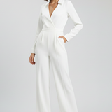 Jessica | Női Galléros Széles Lábú Derékban Fitted Overall