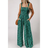 Ursula | Elegáns Női Tavaszi Jumpsuit Virágmintával és Széles Szárral