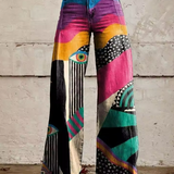 Réka - Bő szárú nadrág boho chic